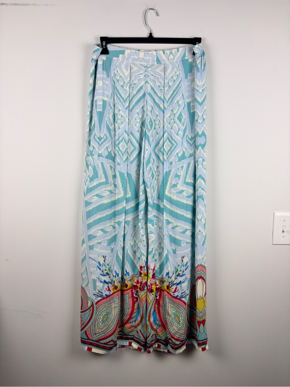 Johnny Was XL Dandridge Boho Split Leg Wide Leg Palazzo Beach Resort Paisley